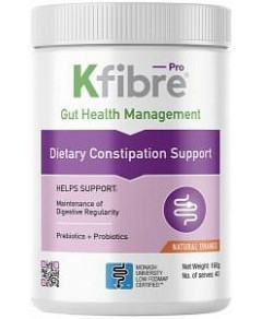 KFIBRE Pro Dietary Constipation Support Natural Orange Tub 160g