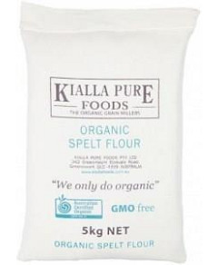Kialla Organic Spelt Flour (Calico Bag) 5Kg