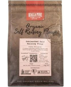 Kialla Organic Unbleached Self Raising Flour 1Kg