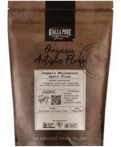 Kialla Organic Wholegrain Spelt Flour 700g