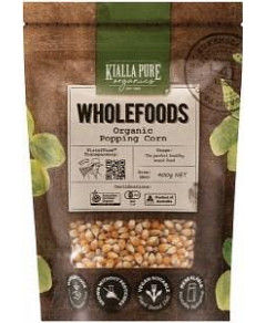 Kialla Pure Organics Organic Popping Corn G/F 400g