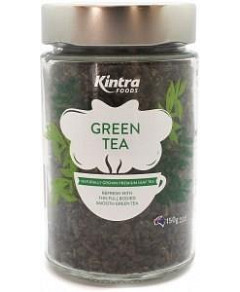 Kintra Foods Loose leaf Green Tea Glass Jar 150g
