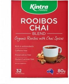 Kintra Foods Rooibos Chai G/F 32Teabags