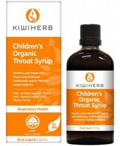 KIWIHERB CHILDREN'S Organic Throat Syrup 100ml