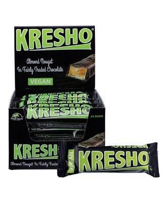 Kresho Kresho Bar Chocolate Covered Almond Nougat 24x45g