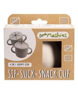 Little Mashies Silicone Sippy Cup 4-in-1 Convertible