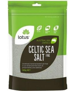 Lotus Celtic Sea Salt - Fine  500gm