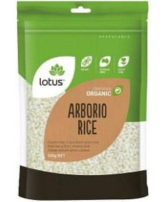 Lotus Organic Arborio Rice 500gm