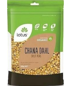 Lotus Organic Chana Dahl (Split Peas)  500gm