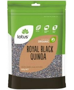 Lotus Organic Quinoa Grain Black 500g
