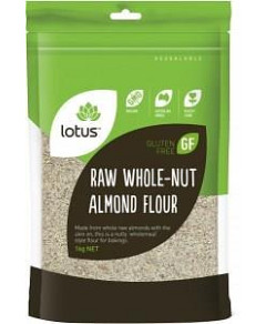 Lotus  Raw Whole-Nut Almond Flour G/F 1kg