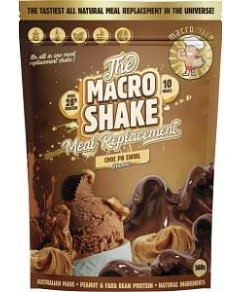 Macro Mike The Macro Shake Meal Replacement Choc Peanut Swirl 560g