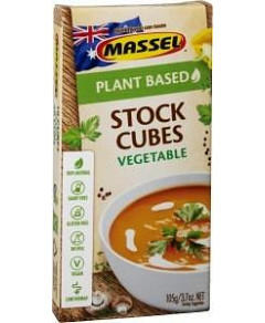 Massel Salt Reduced Stock Cube Vegetable G/F 105g