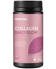 MELROSE Collagen Daily Glow + Hyaluronic Acid Berry Flavour Instant Powder 180g