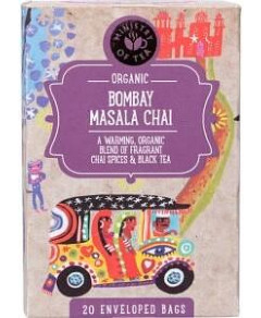 Ministry of Tea Organic Bombay Masala Chai Tea Bags 20pk