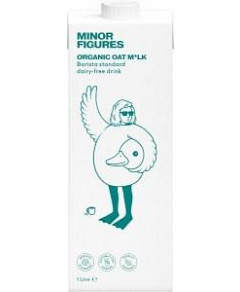 Minor Figures Organic Oat M*lk Barista Standard Dairy Free Drink 6x1L