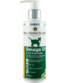 Natural Animal Solutions Omega Oil 3,6&9 Cats 200ml