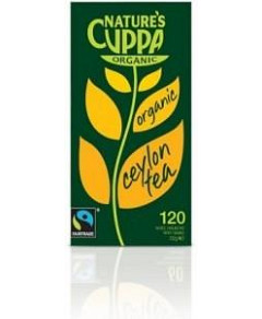 Natures Cuppa Organic Ceylon 120 Teabags