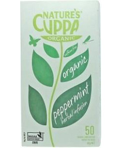 Natures Cuppa Organic Peppermint 50 Teabags