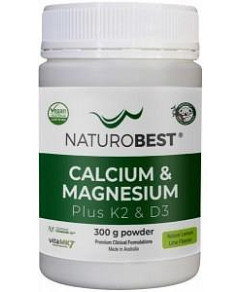 NATUROBEST Calcium & Magnesium Plus K2 & D3 300g