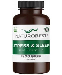 NATUROBEST Stress & Sleep PM Formula 60c