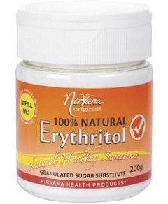 Nirvana Erythritol 100% Natural Refillable Shaker 200g