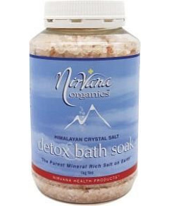 Nirvana Himalayan Crystal Salt Detox Bath Soak 1kg