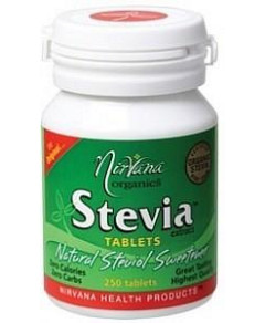 Nirvana Organics Stevia 250Tabs