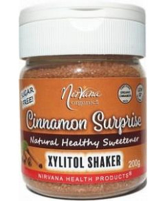 Nirvana Organics Xylitol Cinnamon Shaker 200g