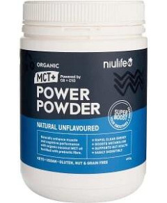 Niulife Organic MCT+ Power Powder Natural Unflavoured 400g