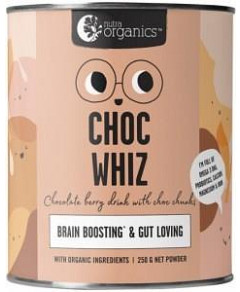 NUTRA ORGANICS Choc Whiz 250g