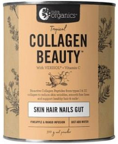 NUTRA ORGANICS Collagen Beauty with Verisol + Vitamin C Tropical 300g
