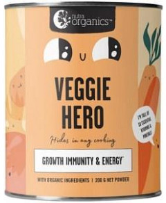 NUTRA ORGANICS Organic Veggie Hero (Growth Immunity & Energy) 200g