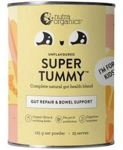 NUTRA ORGANICS Super Tummy Unflavoured 125g