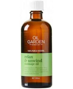 Oil Garden Relax & Unwind Pure Body & Massage Oil Blend 100mL