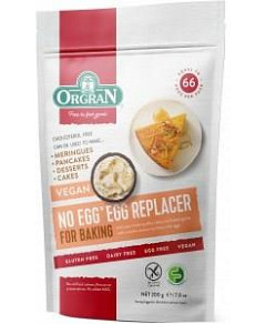 Orgran No Egg Replacer Mix 200g Pouch