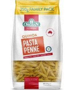 Orgran Pasta Quinoa Penne G/F 350g