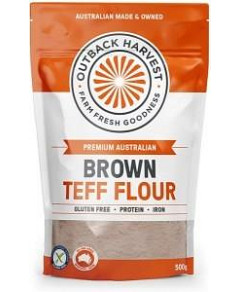 Outback Harvest Brown Teff Flour G/F 500g