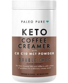 Paleo Pure Keto Coffee Creamer w/MCT Powder Double Choc 250g