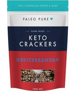 Paleo Pure Keto Crackers Mediterranean 140g