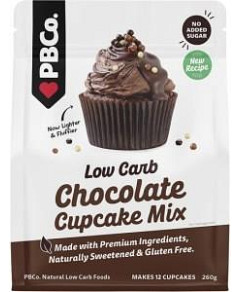 PBco Chocolate Cupcake Mix Low Carb 260g