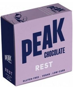 PEAK CHOCOLATE Dark Chocolate Bar Rest 80g x 8 Display