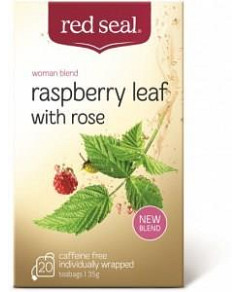 Red Seal Raspberry Leaf Tea with Rose 20Teabags