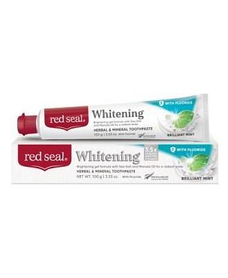 Red Seal Whitening w/Fluoride Brilliant Mint Toothpaste 100g