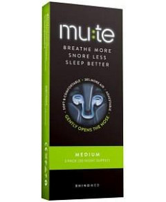 RHINOMED Mute (Breathe More, Snore Less, Sleep Better) Medium x 3 Pack (30 night supply)