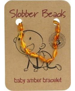 Slobber Beads Baby Honey Oval Bracelet