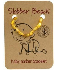 Slobber Beads Baby Lemon Oval Bracelet