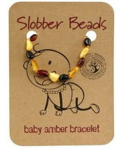 Slobber Beads Baby Multi Oval Bracelet
