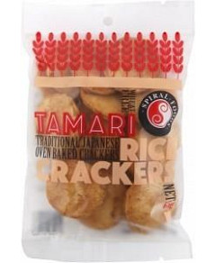 Spiral Tamari Rice Crackers G/F 65g