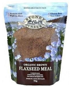 Stoney Creek Organic Brown Flaxseed meal 1Kg